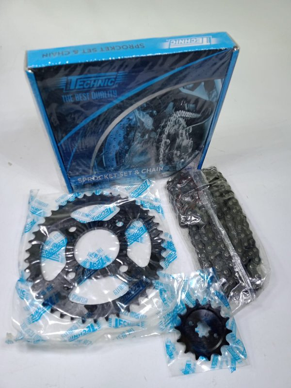 Sparepart CHAIN SPROCKET KIT BAJAJ DISCOVER 125 NEW / 150 TECHNIC best ...