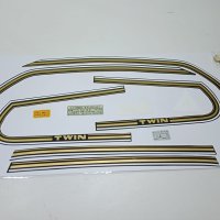 STICKER FULL SET CD125 TWIN GOLD LINE 